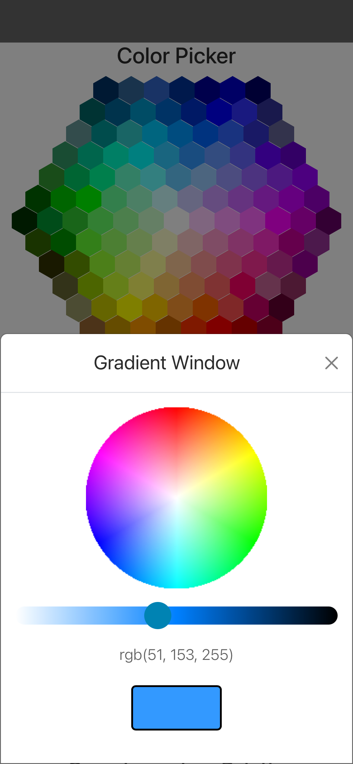 Gradient Window