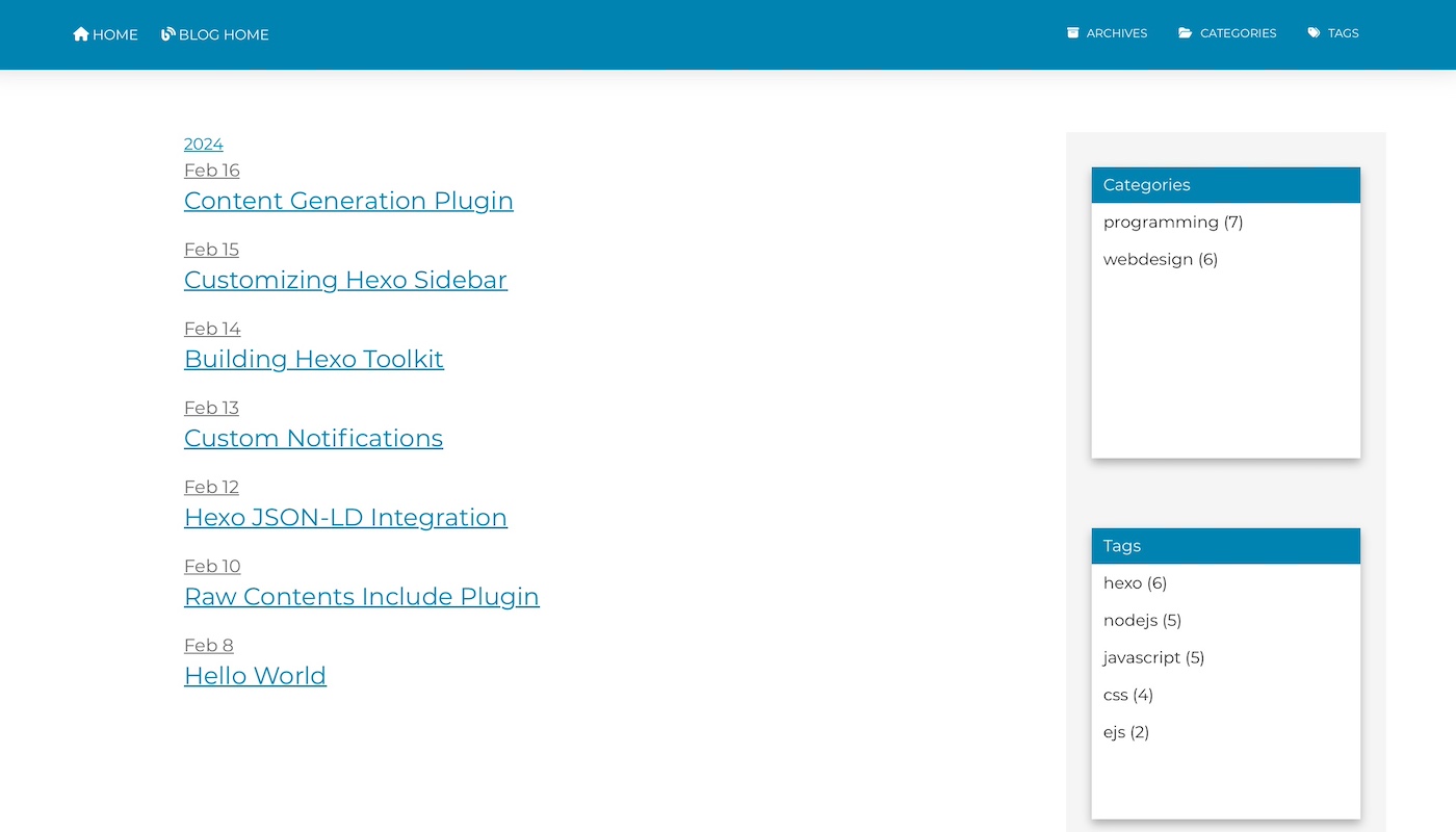 Before blog layout