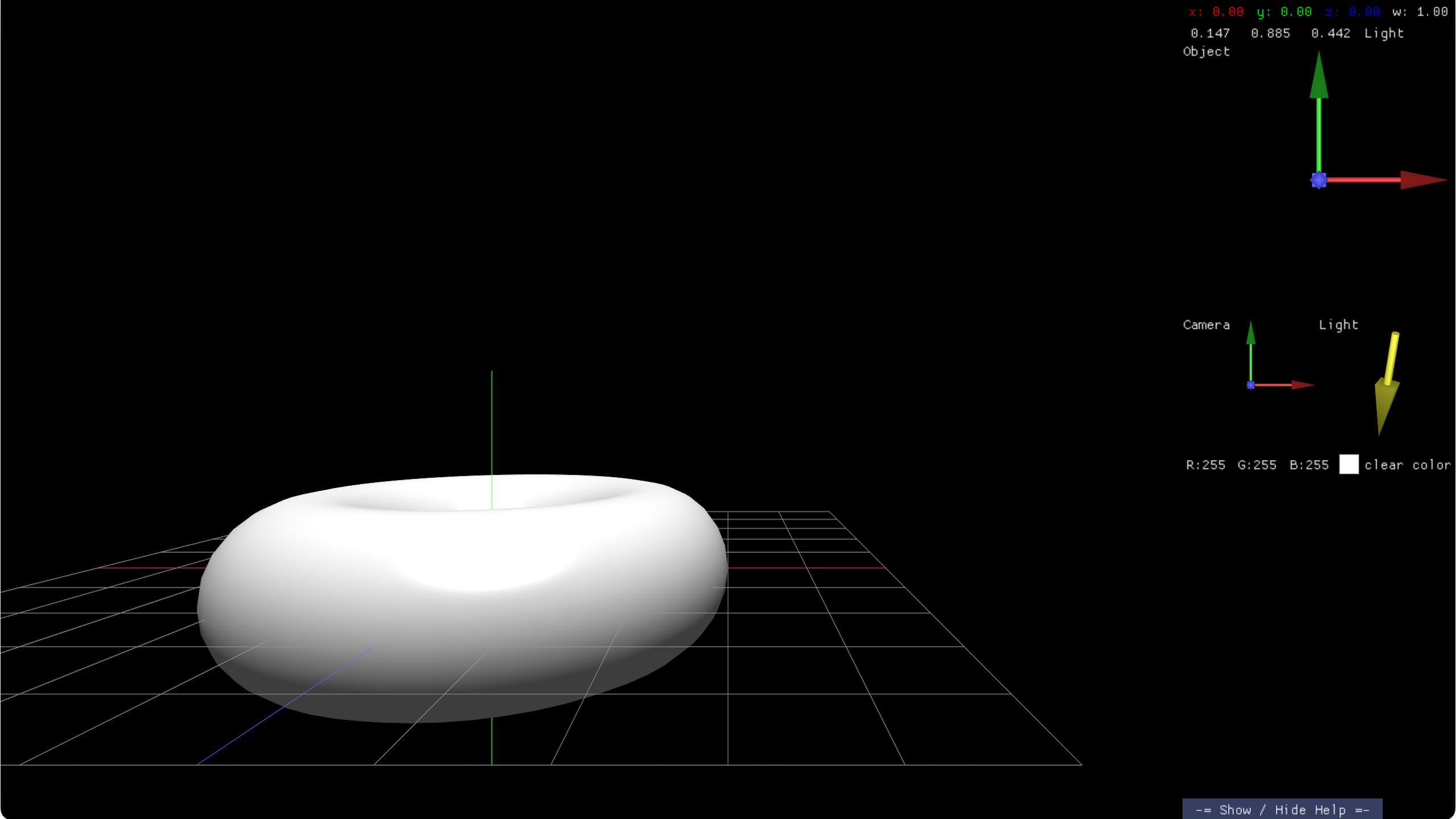 OpenGL Curves Explorer Screenshot 1